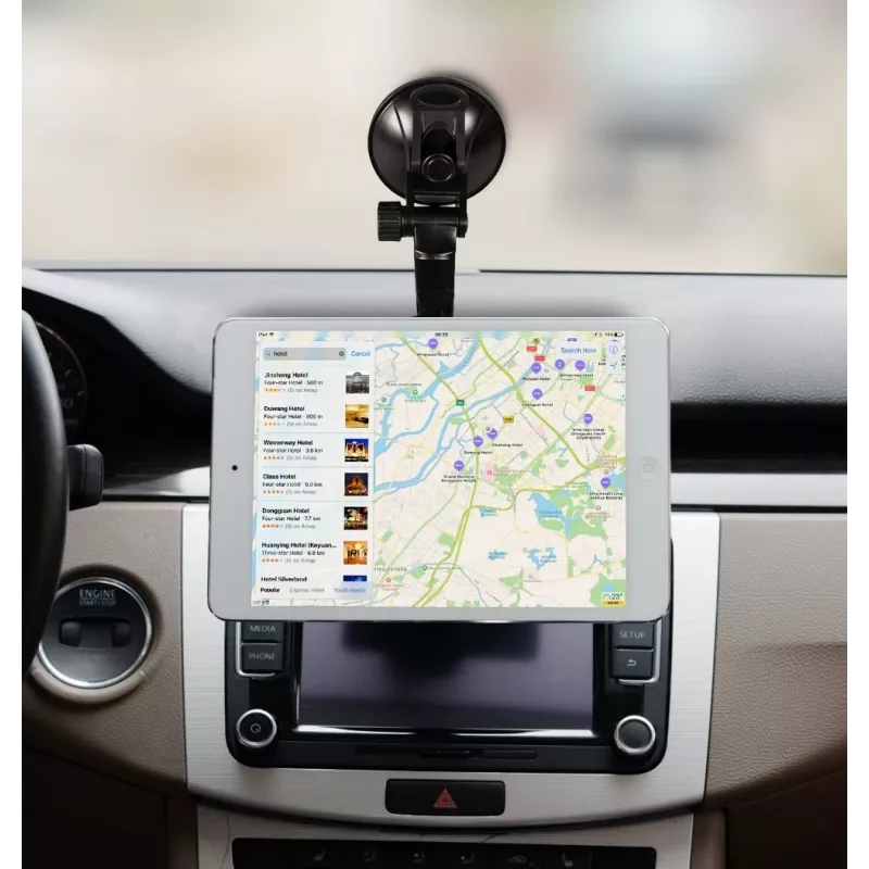 Magnetický držiak tabletu do auta MACLEAN MC-822 — nastaviteľný uhol pohľadu, kompatibilný s tabletmi