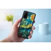 Ochranné puzdro iKins pre Samsung Galaxy S20 – čierny dizajn Hviezdna noc