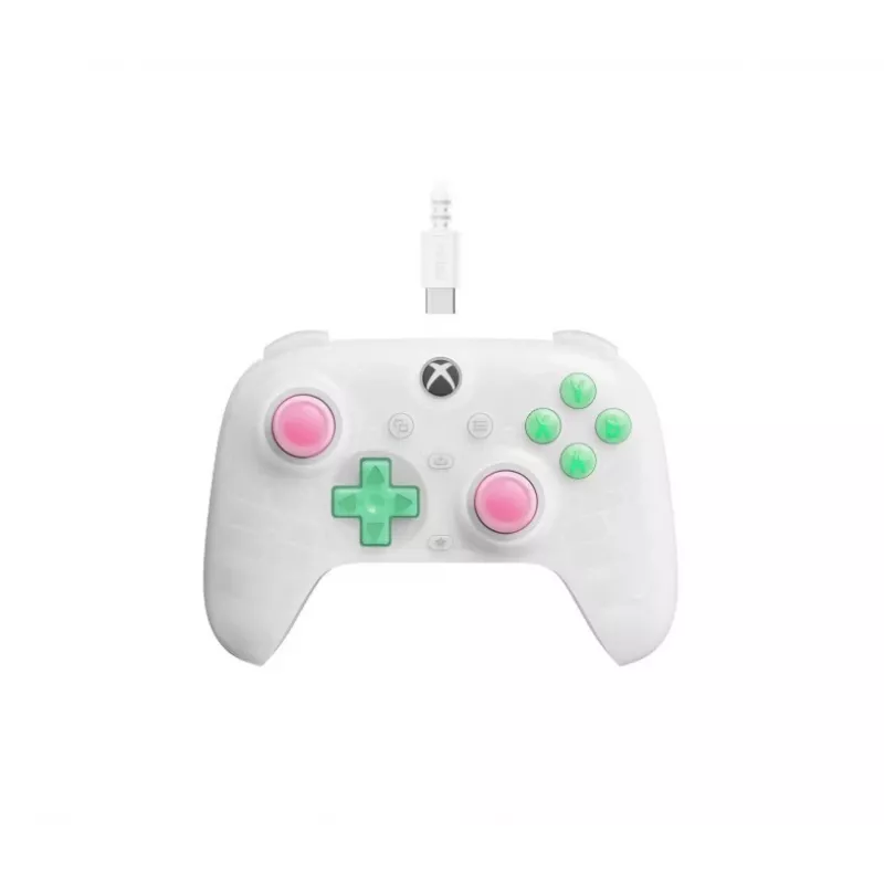 8BitDo Ultimate Mini Wired ovládač Xbox RET00505, priehľadne biely