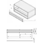 SCHROFF PART.FRONT PANEL 1U 84HP - príslušenstvo do racku (20850426)