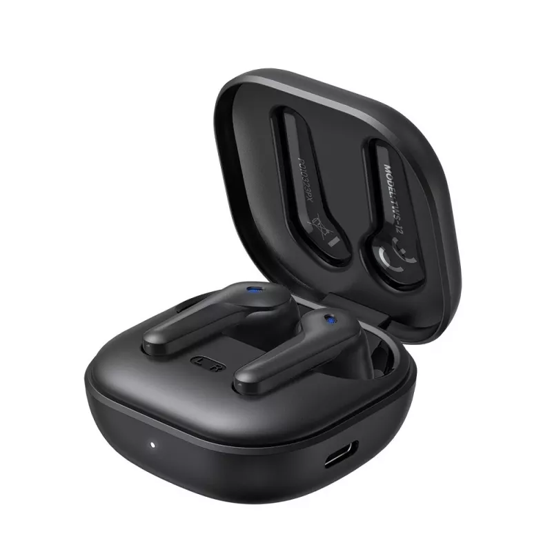 SAVIO In-Ear-TWS headset TWS-12, Bluetooth 5.3, integrovaný mikrofón, čierny