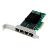 DIGITUS 4 port Gigabit Ethernet sieťová karta, RJ45, PCI Express, Intel I350