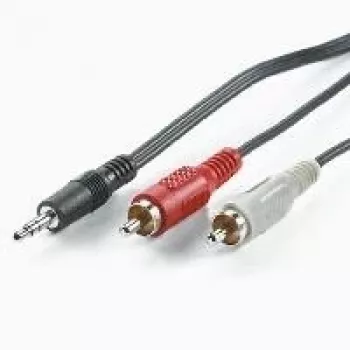 ROLINE audio kábel - stereo mini jack konektor samec na RCA samec