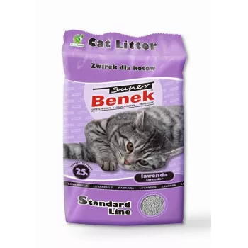 Certech Super Benek Standard Lavendel - hrudkujúca mačacia podstielka 25 l (20 kg)