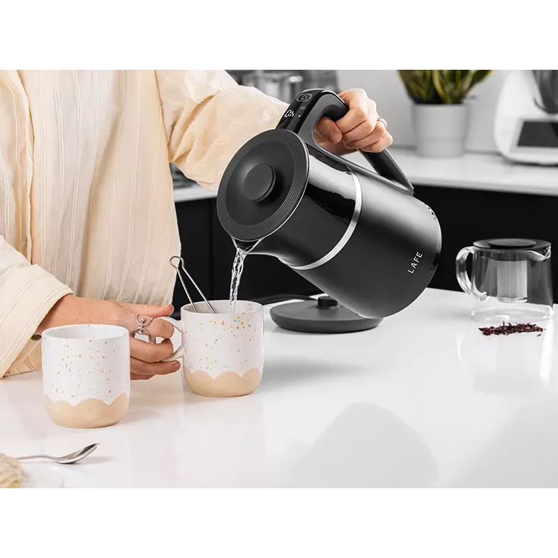 Rýchlovarná kanvica LAFE 1,7L 2200W čierna