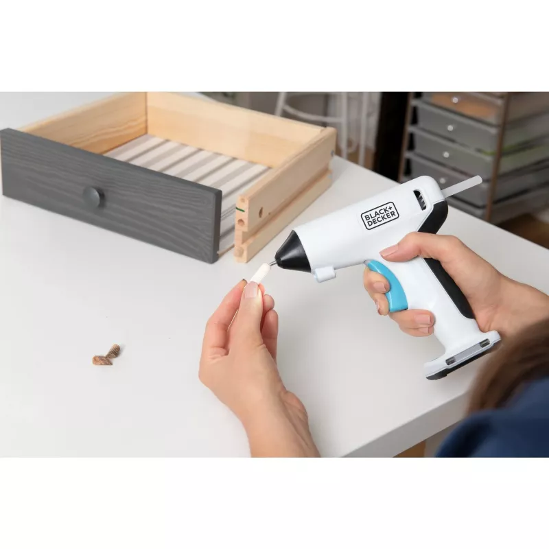 Black+Decker BCGL115-XJ lepiaca pištoľ 3,6 V akumulátor USB-C kábel 1 (BCGL115-XJ)