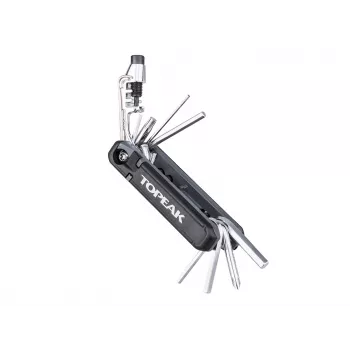 Multitool Topeak Hexus X čierna nehrdzavejúca oceľ 90 mm