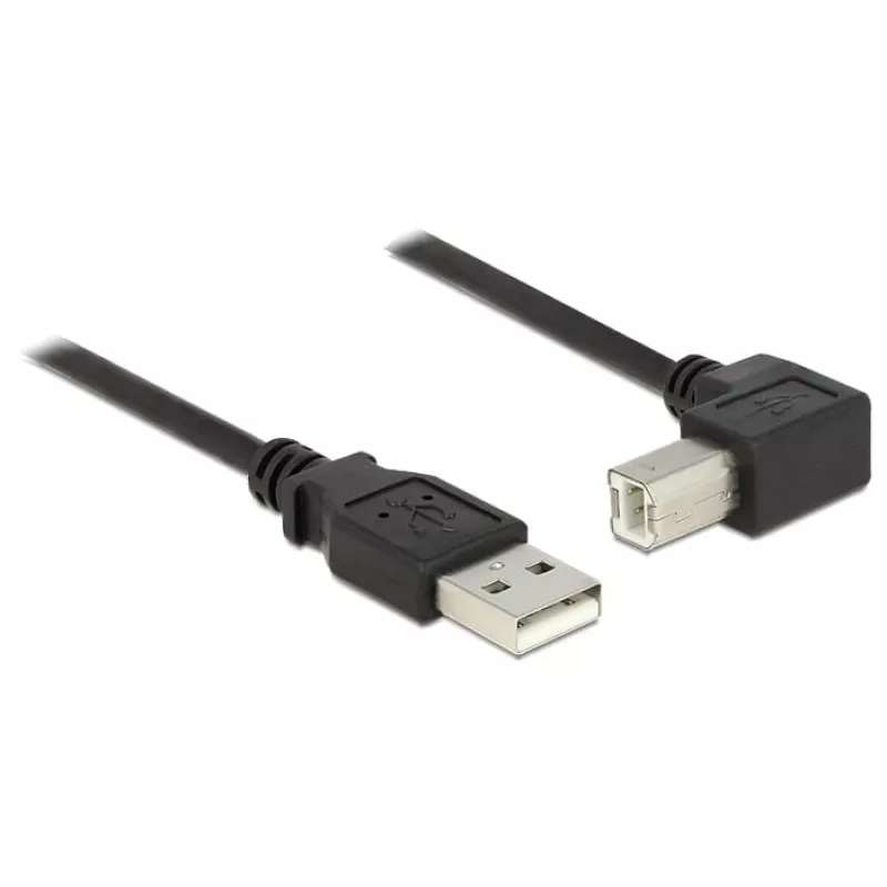 USB kábel DeLOCK 0,5 m USB 2.0-A USB 2.0-B čierny