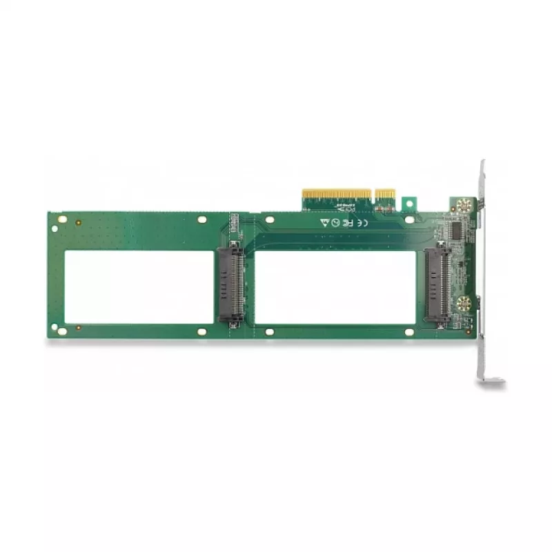 DeLOCK PCI Express 4.0 x8 karta na 2 x interné U.2 NVMe SFF-8639 bifurkácia
