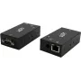 Sériový server zariadení Exsys EX-6111-2POE Ethernet na 1×RS-232 s PoE a 5V/4A napájacím zdrojom