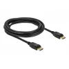 Delock - DisplayPort kábel - DisplayPort (M) na DisplayPort (M) - 3 m - uzamykateľný - čierny
