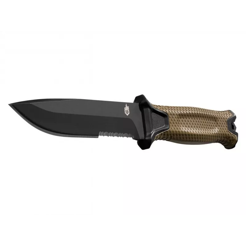 Prežívací nôž GERBER Strongarm Fixed Serrated Coyote