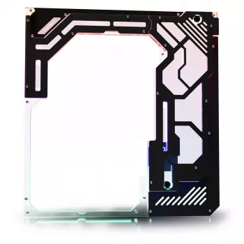 Bočný panel skrine Singularity Spectre 4 Aevum Dual Loop bočný panel akryl číry čierna