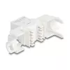 Delock 90722 Keystone modul RJ45 na LSA Cat.6A UTP, 180 stupňov, bez náradia