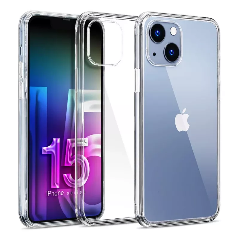 3MK Clear Case puzdro na telefón 3MK iPhone 15 transparentný dizajn