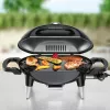 ROMMELSBACHER BBQ 4000, 2200 W, gril, elektrický, 300 °C, stolový, hrdzavo červená