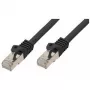 Sieťový kábel shiverpeaks BASIC-S Cat7 1m čierny