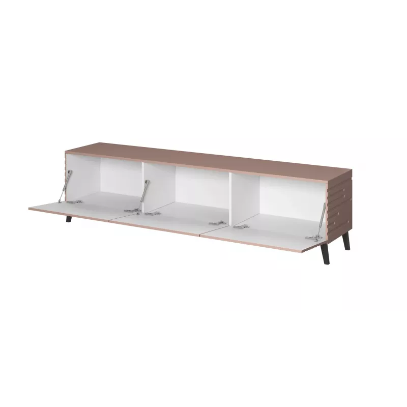 Cama RTV skrinka NOVA 186x40x48 ružová matná