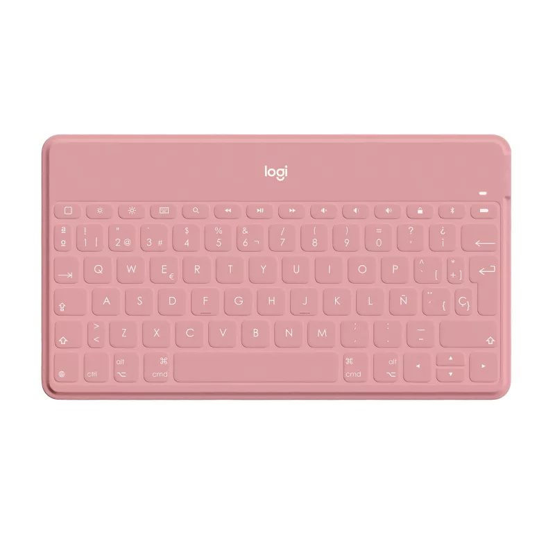 Logitech Keys-To-Go - klávesnica - Bluetooth - QWERTY - španielska - Blush Pink - pre Apple iPad/iPhone/TV