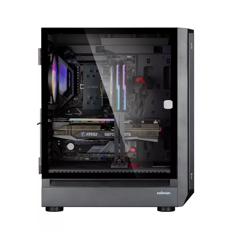Počítačová skriňa Zalman i6 čierna, ATX, čierna