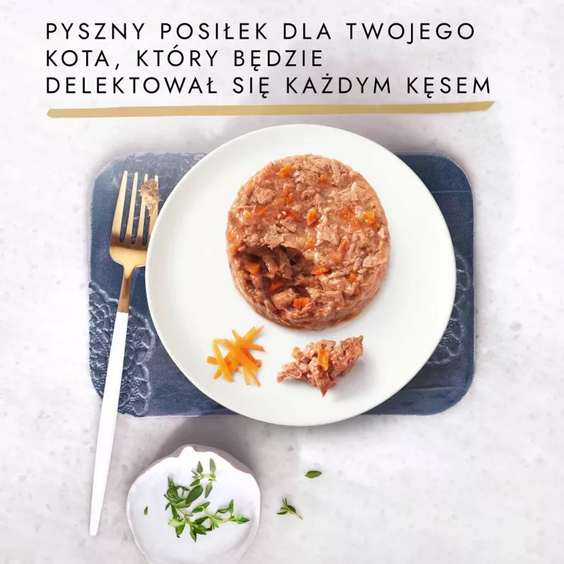 GOURMET GOLD - lahodná paštéta s kuracím mäsom a mrkvou 85g