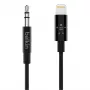 Belkin kábel Lightning na konektor slúchadiel - Lightning samec na stereo mini konektor samec - 91.4 cm - čierny - pre Apple iPhone (Lig