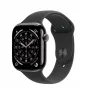 Smartwatch Apple Watch Series 11 GPS + Cellular 46mm puzdro Slate Titanium športový remienok čierna M/L