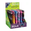 Vysúvacie vymazateľné guľôčkové pero s gumeným povrchom CoolPack Disney Stitch čierna