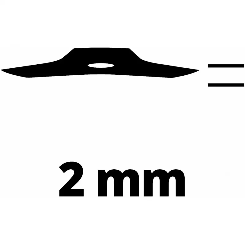 Čepeľ krovinorezu Einhell 3405083 nerez 20 cm čierna