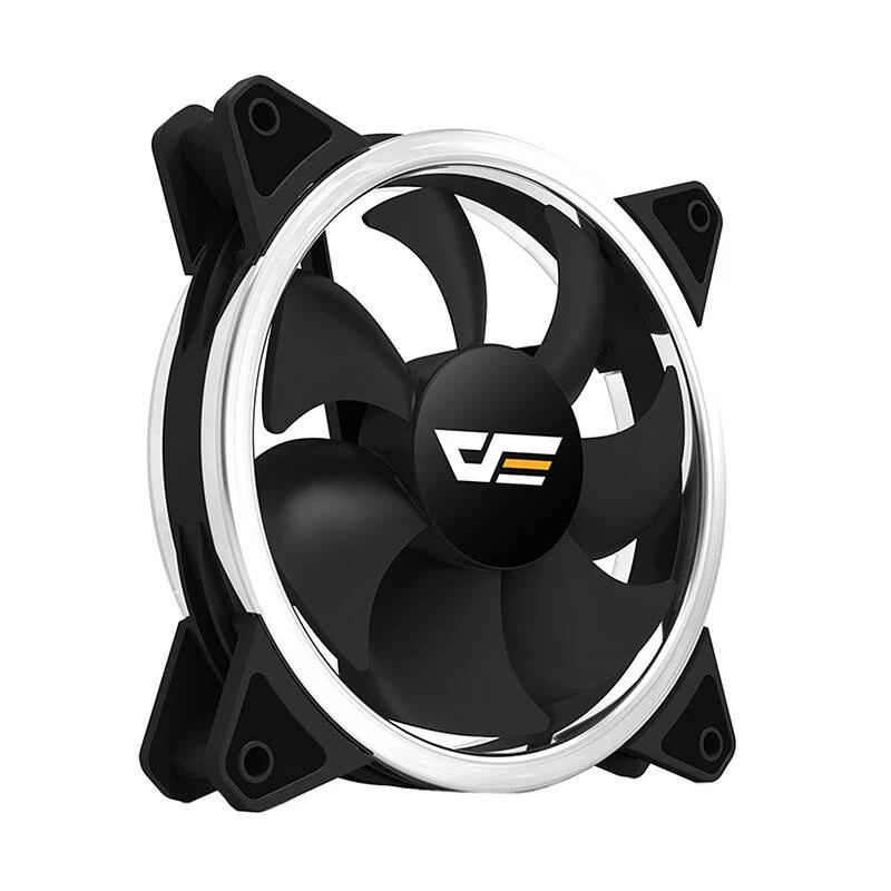 Ventilátor darkFlash DR12 PRO 12 cm čierny 1200 ot/min hydraulické ložisko
