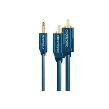 Audio kábel 3,5 mm na 2 x Cinch ClickTronic 10 m MP3 adaptér