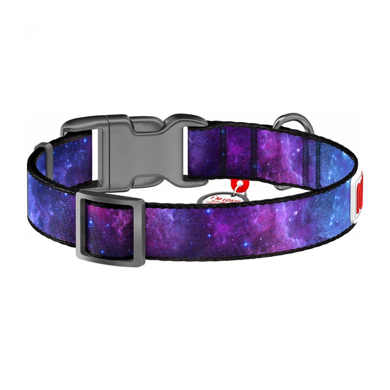 Obojok pre psa Waudog NASA21 nylon veľkosť M, šírka 20 mm