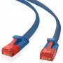 Patch kábel helos Ultra tenký RJ-45 samec–samec 7,5 m UTP Cat 6 plochý