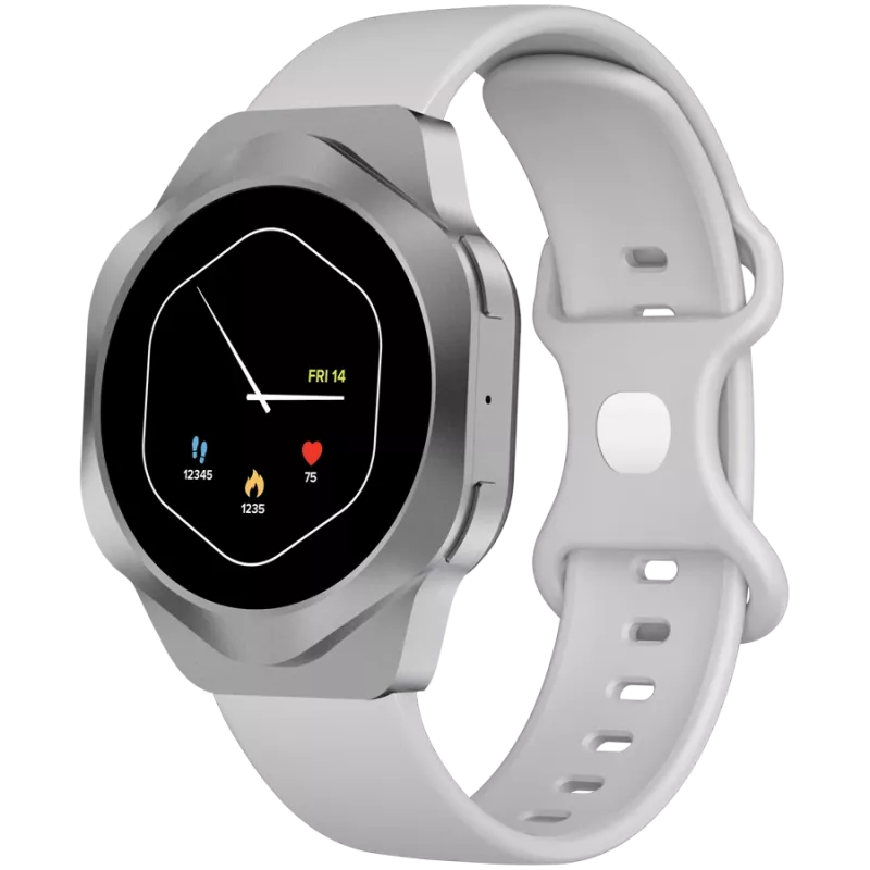 Smart Watch CANYON Hexagon 88 BT-CALL strieborná