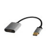 LogiLink CDA0108 video kábel adaptér 0,15 m DisplayPort HDMI čierny sivý