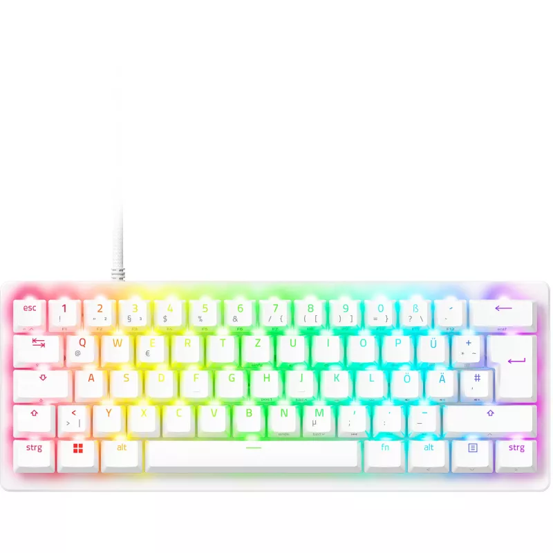 Razer Huntsman V3 Pro Mini - biela - nemecké rozloženie P - klávesnica - optická (RZ03-04992000-R3G1)