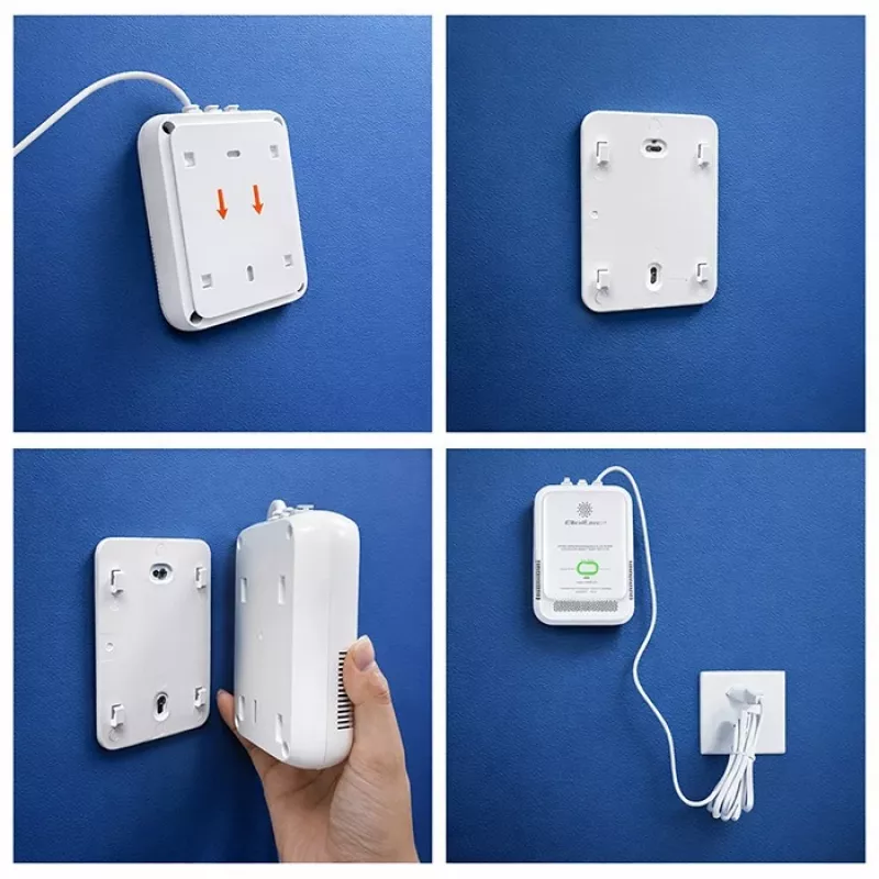 Senzor úniku plynu QOLTEC 52652 — detektor propán/bután (LPG), alarm 85 dB, LED indikátor