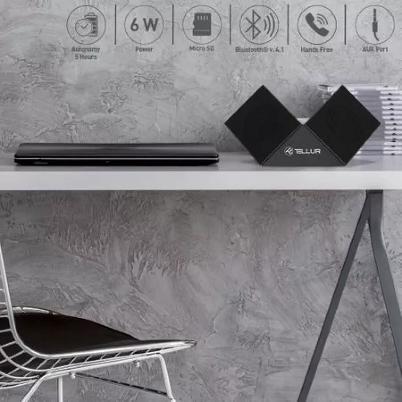 Prenosný reproduktor Tellur Bluetooth reproduktor Nyx Čierny