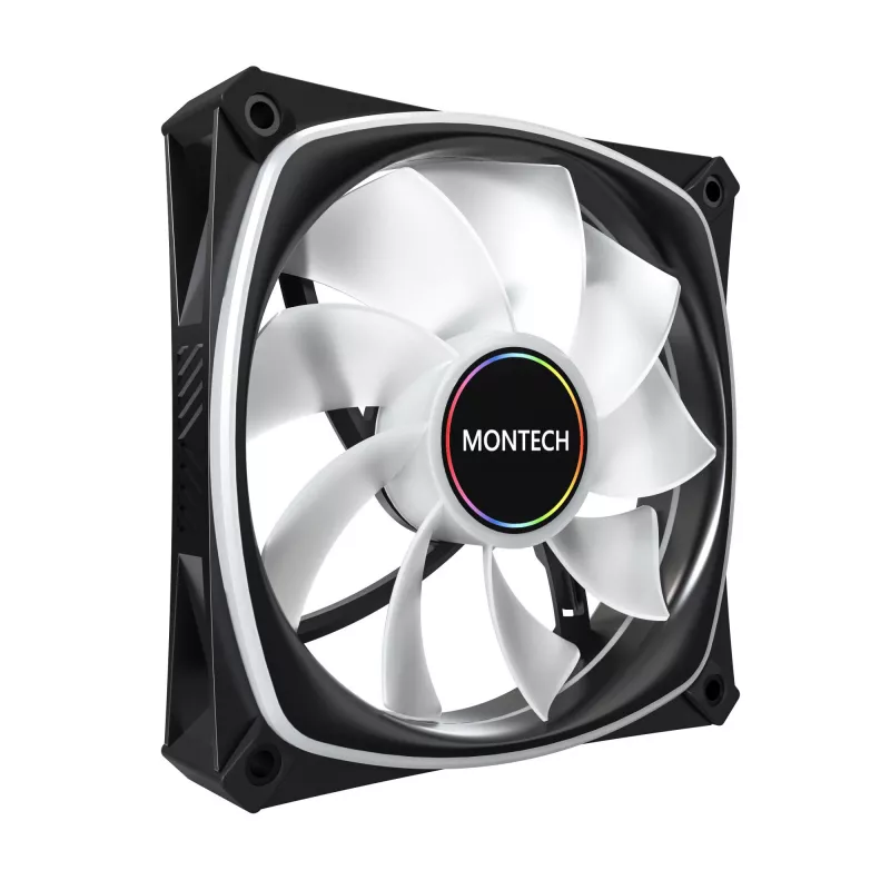 MONTECH RX120 PRO čierny 120mm ARGB ventilátor skrine