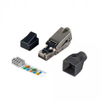 Sieťový kábel EFB Elektronik 88035.1 RJ-45 štandard 1m strieborný