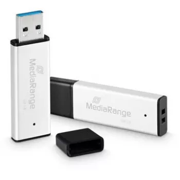 MEDIARANGE USB flash disk 128 GB USB 3.0 vysokovýkonný hliník - USB flash disk - 128 GB