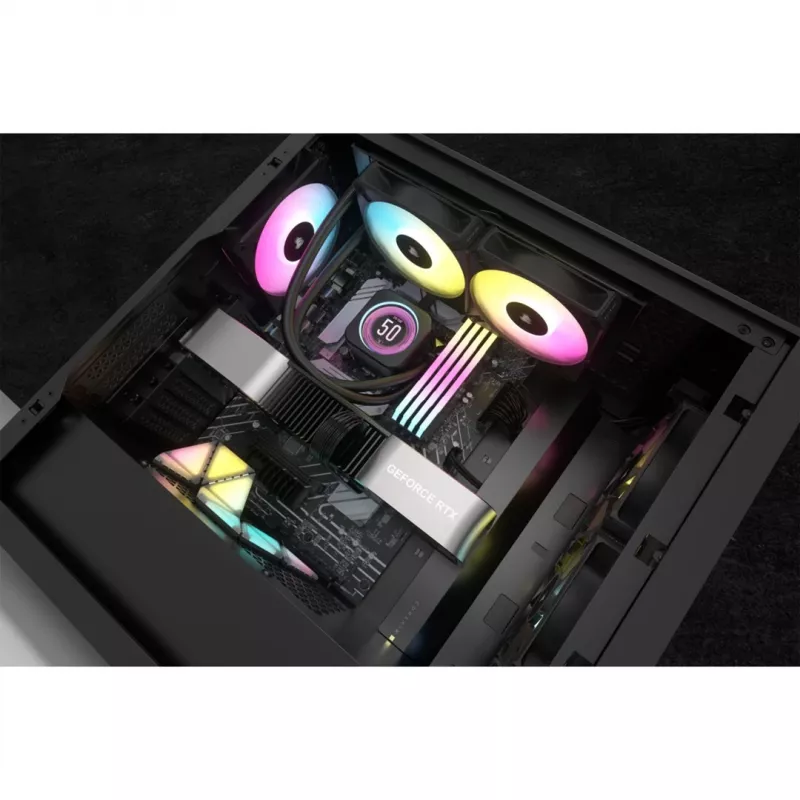 Corsair CW-9060074-WW chladiaci systém počítača chladič procesora all-in-one kvapalinový 12 cm čierny 1 kus