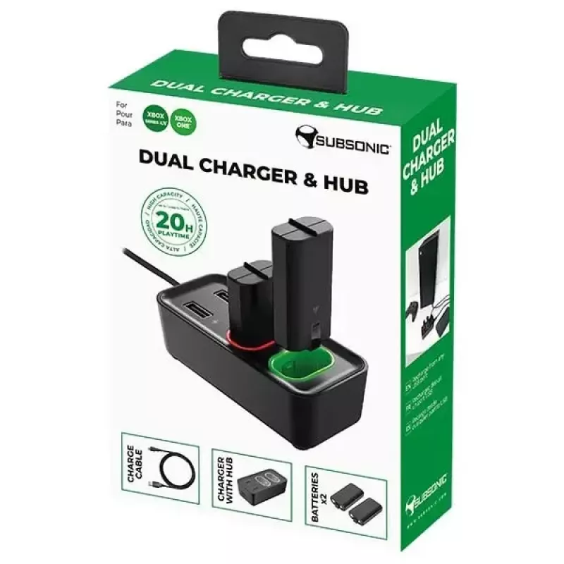 Nabíjacia sada batérií Subsonic SA5704 pre Xbox One Series S X