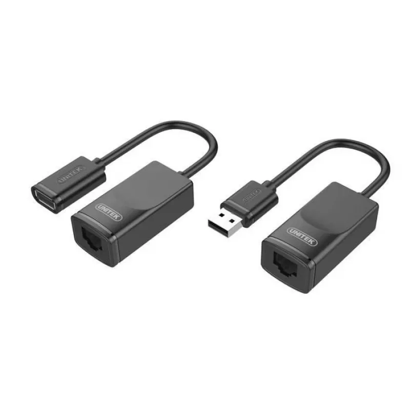 Sieťový kábel UNITEK Y-UE01001 dok/port replikátor USB 3.0 60 m čierny