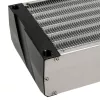 Radiátorový blok Aqua-Computer 33706 — hliník/meď/nerez, 320×140×73 mm, sivá/strieborná