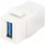 DIGITUS Professional DN-93404 - modulový vložka - USB 3.0 Type-A - čistá biela, RAL 9003 (DN-93404)