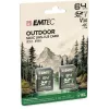 Flash pamäť Emtec 64GB UHS-I U3 V30 Outdoor ECMSD64GXCU3ORP