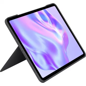 Logitech Combo Touch - klávesnica a folio puzdro - s trackpadom - podsvietená - Apple Smart connector - QWERTY - nordická (dánska/fínska/nórska