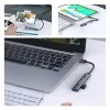USB hub QOLTEC 53792, USB-C 3.1 na 4 porty (USB 3.0 x1, USB 2.0 x3)