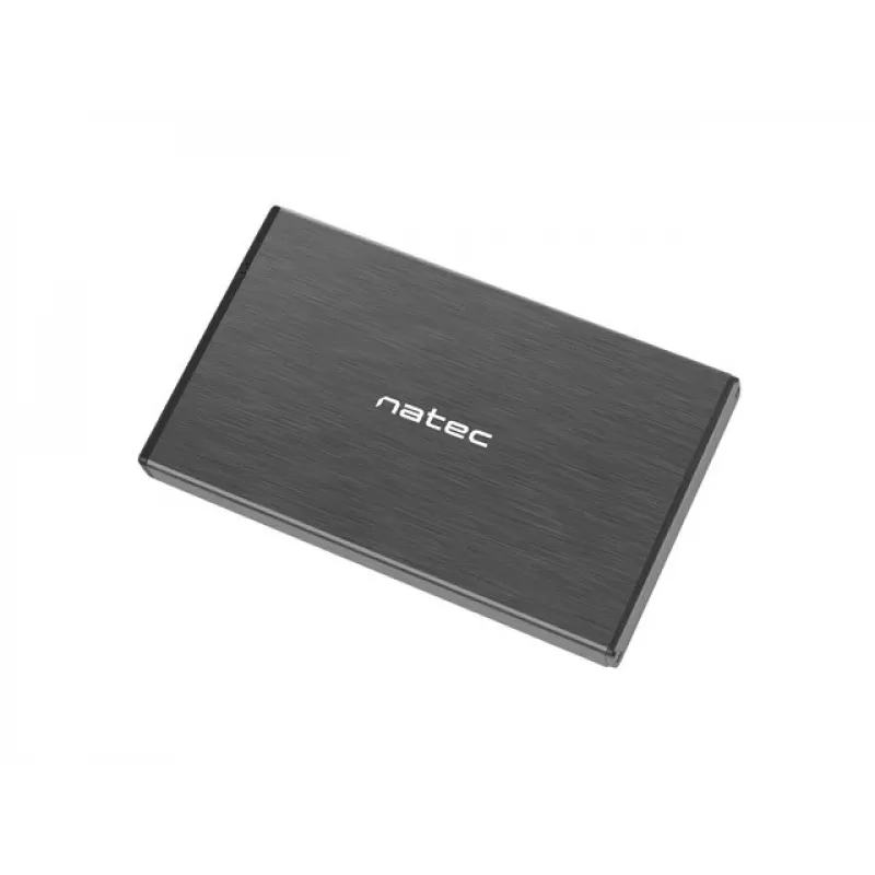 NATEC RHINO GO puzdro USB 3.0 pre 2,5'' SATA HDD/SSD, čierna hliník